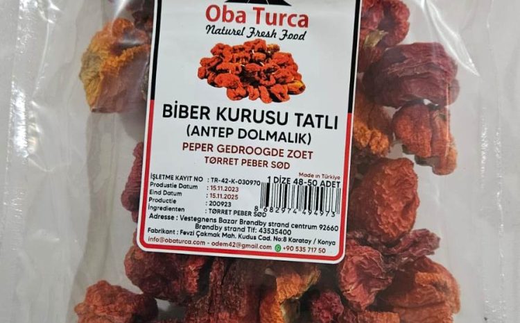 Obaturca Kurutulmuş Dolma Biber